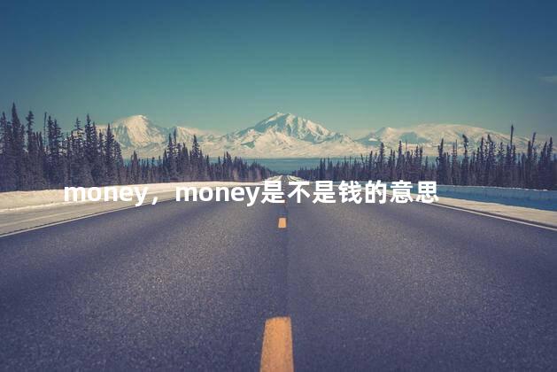 money，money是不是钱的意思