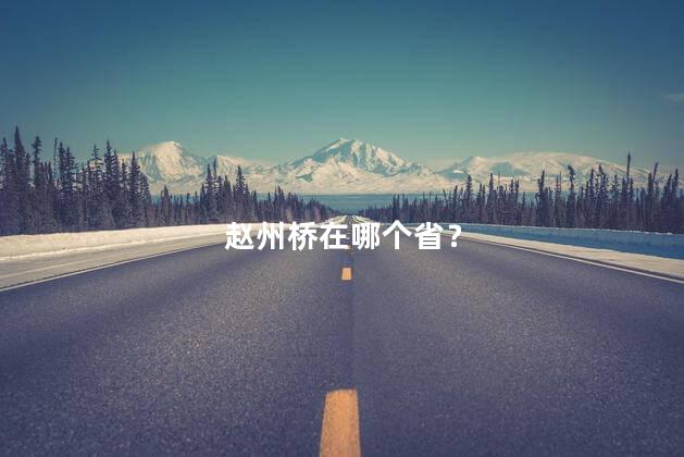 赵州桥在哪个省？